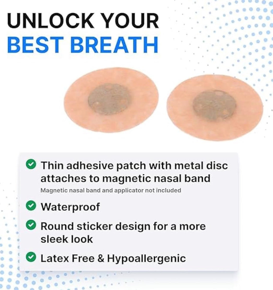 Fluxy™ Magnetic Nasal Refill Patches – 30 Pack (Elite Airflow Series)