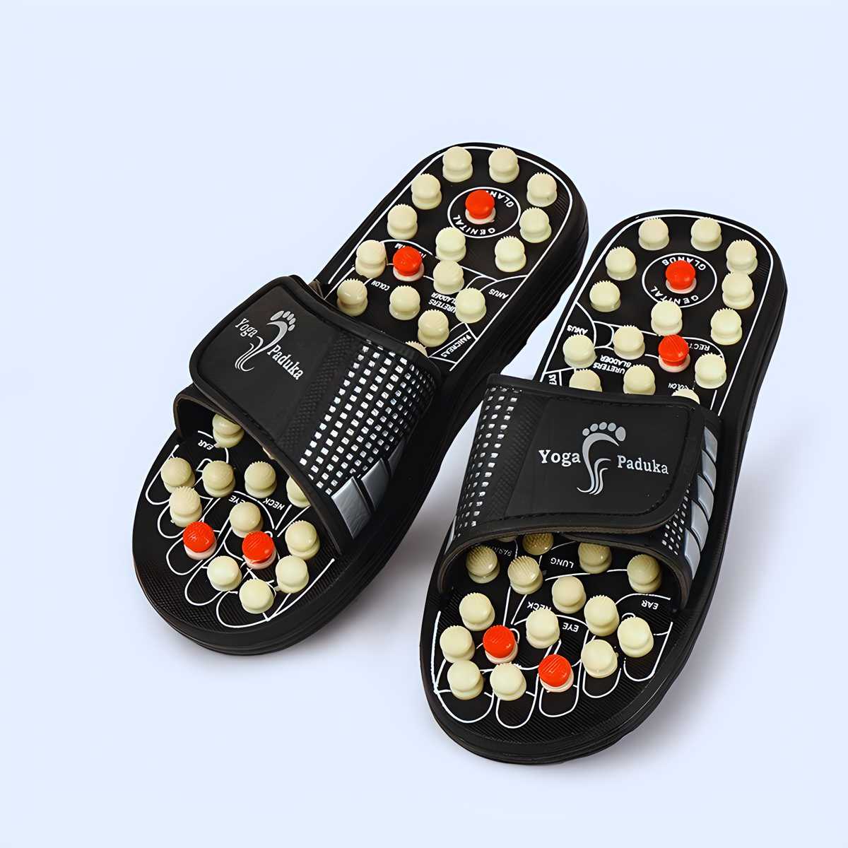 Fluxy™ Grounding Acupressure Paduka Slippers. Magnetic Therapy slippers