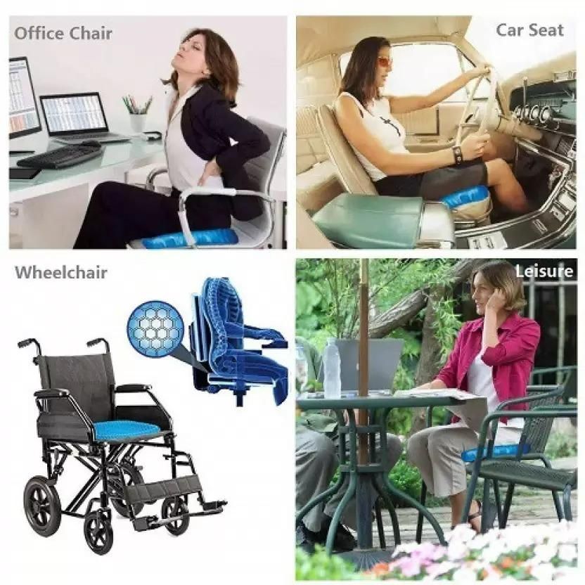 Fluxy™ Back Pain Gel Orthopedic Seat Cushion