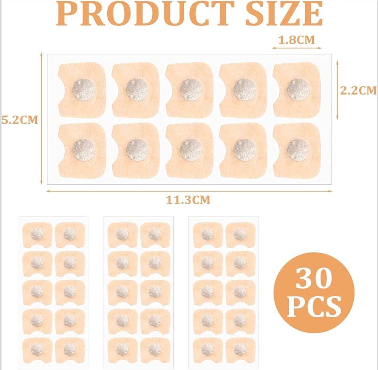 Fluxy™ Magnetic Nasal Refill Patches – 30 Pack (Elite Airflow Series)