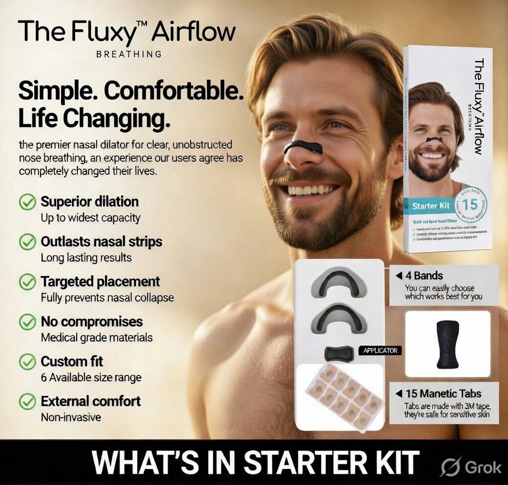 The Fluxy™ Airflow | Nasal Dilator and Premium Performance Kit